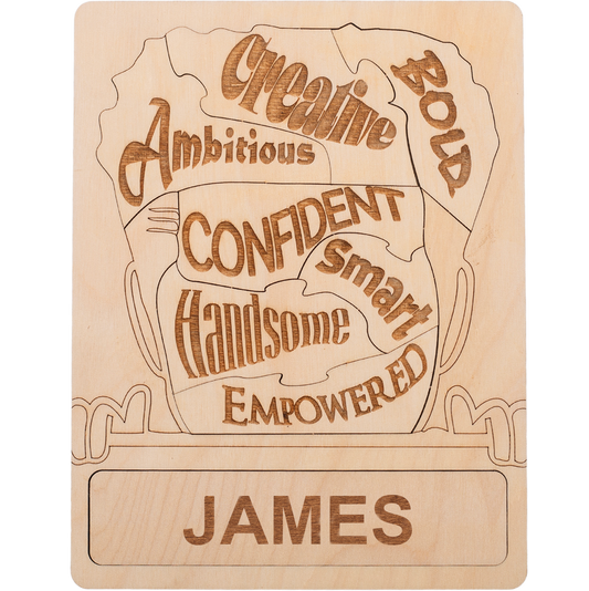 "I AM" Affirmations Puzzle - Boy