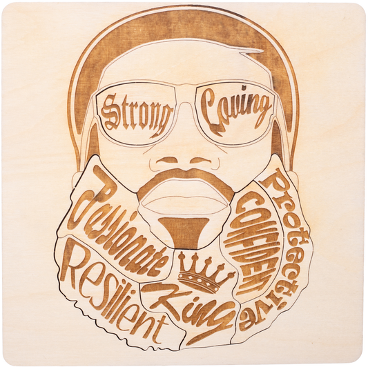 "I AM" Affirmations Puzzle - Man