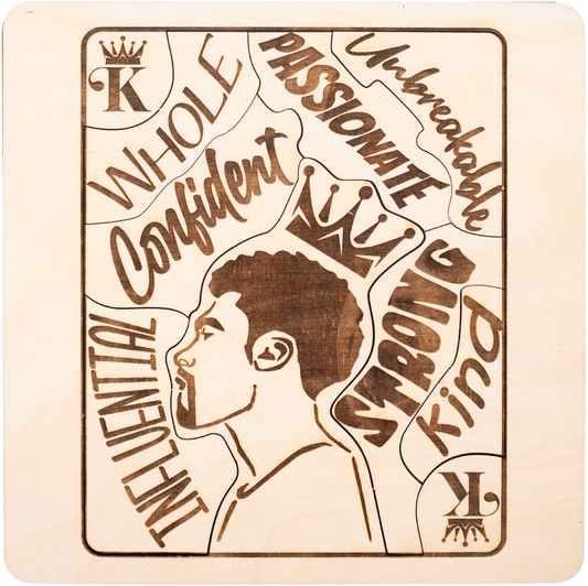 "I AM" Affirmations Puzzle - King