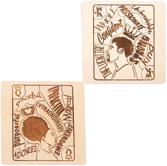 "I AM" Affirmation Puzzle - King and Queen Bundle