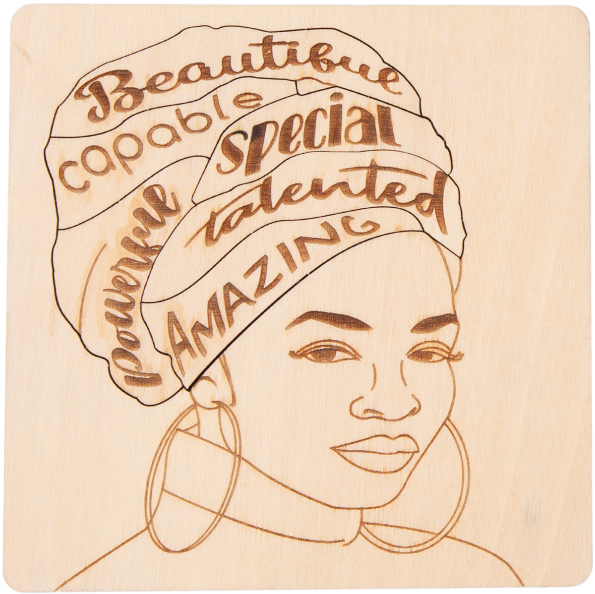 "I AM" Affirmations Puzzle - Powerful Woman