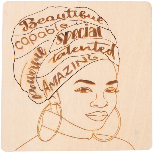 "I AM" Affirmations Puzzle - Powerful Woman