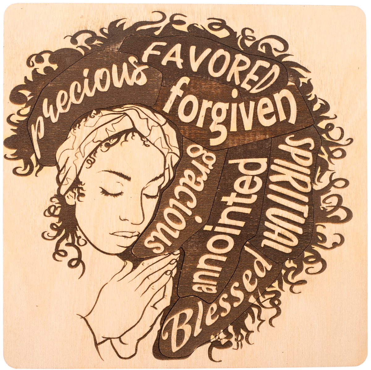 "I AM" Affirmations Puzzle - Spiritual Woman