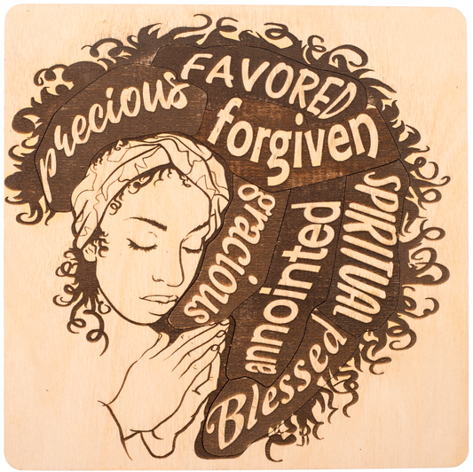 "I AM" Affirmations Puzzle - Spiritual Woman