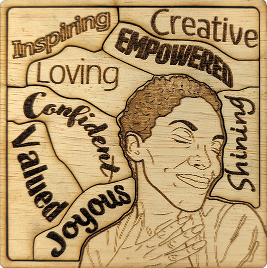 "I AM" Affirmations Puzzle - Bold Woman