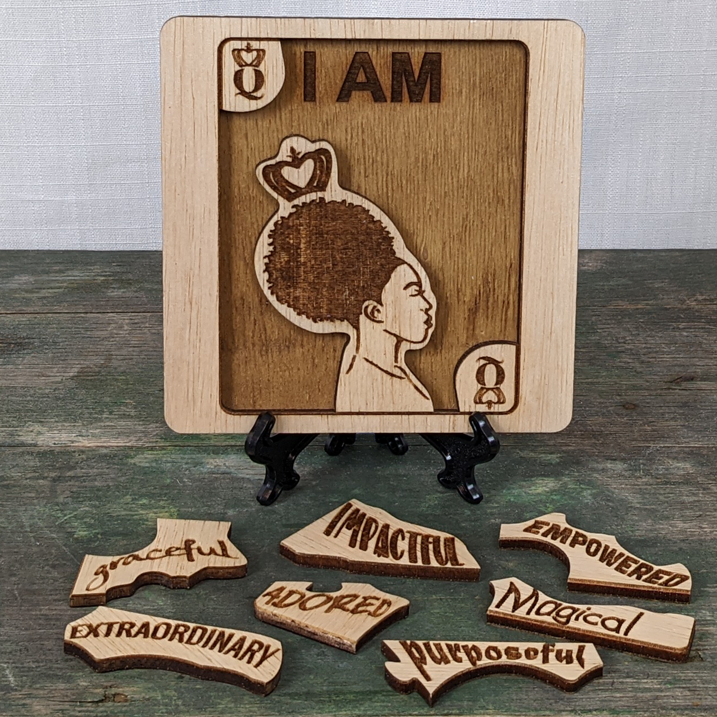 "I AM" Affirmations Puzzle - Queen