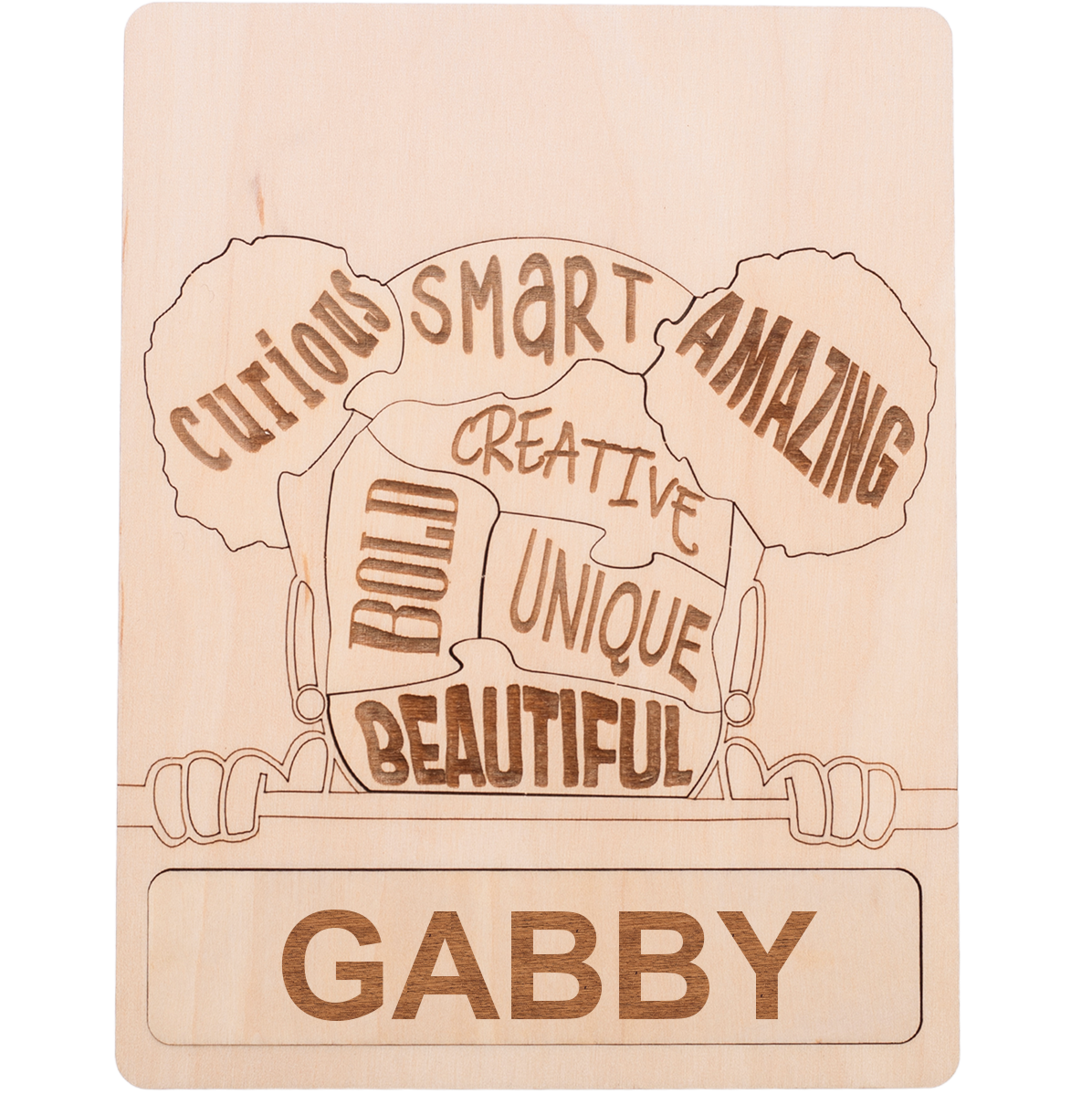 "I AM" Affirmations Puzzle - Girl