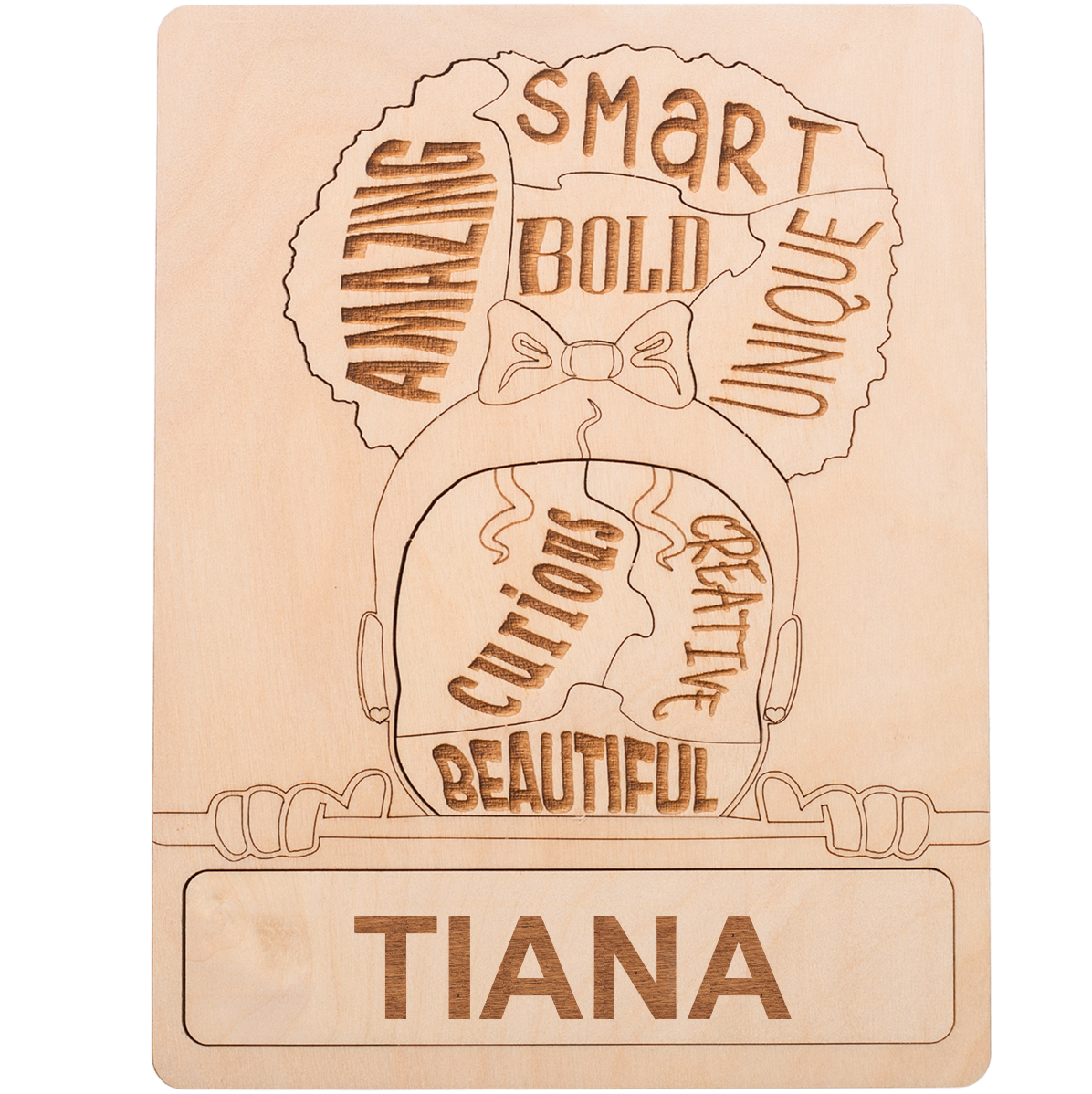 "I AM" Affirmations Puzzle - Girl